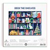 Galison Deck The Shelves – 1000 Piece Puzzle Fun and Challenging Activity with Bright and Bold Artwork of A Christmas Holiday Shelf for Adults and Families