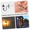 DOITOOL 4pcs Dollhouse Wall Light Christmas Decor Mini Furniture Chandelier Light Mini House Chandeliers Miniature Sconces Lights Mini Wall Lamp Models DIY Sand Table Decor Mini Lights LED