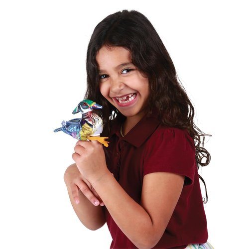 Folkmanis Mini Wood Duck Finger Puppet