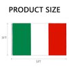 GSYLPFT Italian Flags for Outside 3x5 Italy Flag Outdoor Vivid Color Fade Resistant Double Stitched Italian flag with Brass Grommets