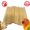 Bonka Bird Toys 2923 Pk100 Undrilled Small Natural Wooden Chewy Sticks Parrot Toy Amazon, African Grey, Conure, and Similar