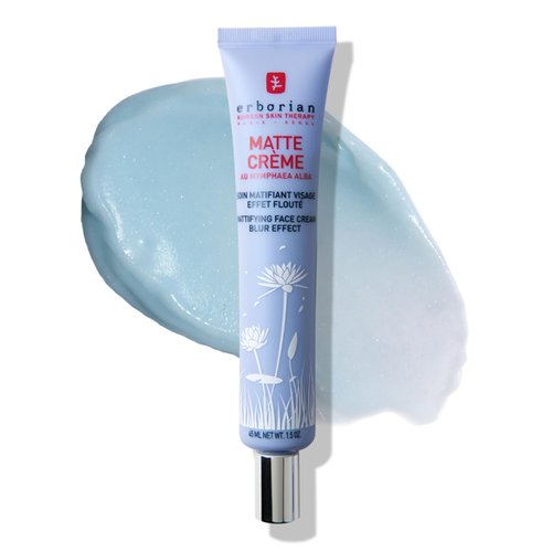 Erborian Matte Face Cream - Mattifying & Blurring Primer for Excess Sebum - Multi-Purpose Facial Primer Blurs the Appearance of Pores for a Natural Powdery Finish1.5 Oz