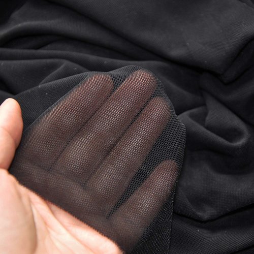 SHERRYLO Tank Top Women Sheer Crop Top See Through Stretch Summer Sleeveless Strap Mesh Cami Tops Black