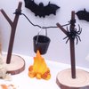 BinaryABC Halloween Dollhouse Miniature Garden Accessories,Halloween Mini Fairy Garden Accessorie,Halloween Village Accessories Mini Halloween Decorations,26Pcs