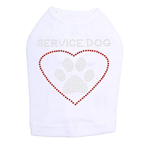 Service Dog Dog Shirt 3XL White