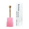 HYTOOS 5mm Ball Cuticle Clean Nail Drill Bit, Titanium Series Russian Diamond Nail Bits Professional Safety Under Nail Cleaner for Cuticle Dead Skin, Electric Nails Accessories, Fine