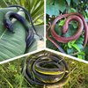 jxzdle Fake Snake,3pcs Halloween Decorations Rubber Snakes to Keep Birds Away Realistic Rubber Fake Snake Toy 48 Inch for Garden Props to Scare Birds Theater Props, Party Favors for Kids