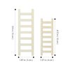 Alasum 20pcs Mini Wooden Step Ladder Dollhouse Ladder Furniture Miniature Ladder Dollhouse Ornament DIY Craft Accessories for Micro Landscape Decor, 15.00X5.00X0.20CM, I6FNEXJM4015UZ307LVAZL56