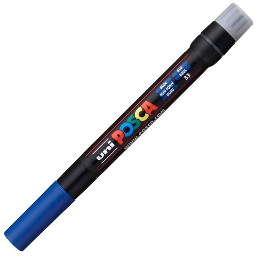 Posca Marker Brush in Blue, Posca Pens for Art Supplies, School Supplies, Rock Art, Fabric Paint, Fabric Markers, Paint Pen, Art Markers, Posca Paint Markers