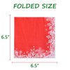 GGBOY 80 PCS Christmas Napkins Disposable, Christmas Paper Snowflake Napkins Christmas Napkins Paper, Holiday Napkins Winter Christmas Cocktail Napkins Paper Christmas Dinner Napkin for Decoupage