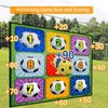 TGHIJKK Soccer Ball Game Set for Kids: Indoor Outdoor Backyard Toss Soccer Goal Game with Balls, Birthday Toys for 3 4 5 6 7 8-12 Year Old Boys and Girls,Ideal for Parent-Child Bonding