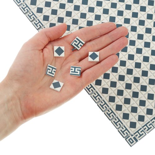 200 pcs, Dollhouse Flooring, 1:12 Scale Doll House Tiles, Miniature Dollhouse Accessories, REDUCIO!