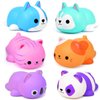 Cat Squishies Stress Balls for Adults Kids: 6PCS Jumbo Animal Squishies Slow Rising Fidget Sensory Toys Classroom Prizes Party Favors Valentines Gifts Easter Goodie Bags Christmas Stocking Stuffers