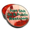 Just Sh*t in a Public Restroom Stress Putty - Funny Gross Bathroom Joke - Novelty Therapy Putty for Travel Lovers - Red, Fidget Toy