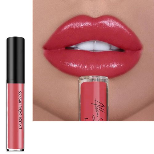 12 Colors Cream Texture Lipstick,Waterproof Lipstick Creamy Lip Gloss,Non-Stick to Cup Non-Fading Long-Lasting Moisturizing Velvet Liquid Lipstick,Hydrating Lip Natural Jelly Lipstick(01#,1.3 Fl Oz)