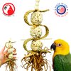 Bonka Bird Toys 2552 Sola Chewballicious Natural Medium Parrot Shred Cage Toy, Cockatiel, Parakeet, Conures, and Similar Birds