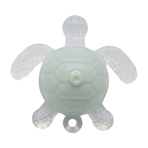Gadgetime USA Turtle teether (Green) Silicone Baby Teether Toy - Animal Teething Relief for Babies, Toddlers, Infants, Girls & Boys - Stimulating & Soft Soothing - BPA Free