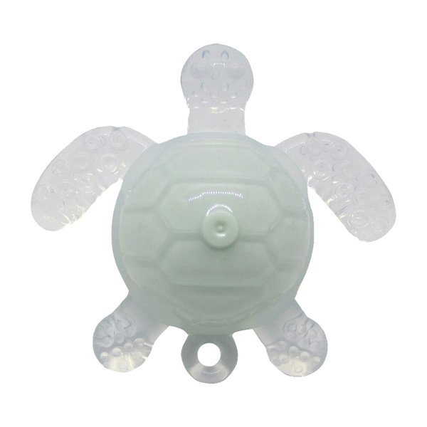 Gadgetime USA Turtle teether (Green) Silicone Baby Teether Toy - Animal Teething Relief for Babies, Toddlers, Infants, Girls & Boys - Stimulating & Soft Soothing - BPA Free