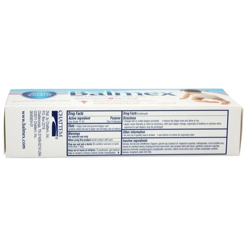 Balmex Diaper Rash Cream with Aloe & Vitamin E, 4 oz