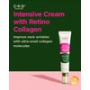 CKD Retino Collagen Intensive Cream 0.84 fl oz - Small Molecular Collagen Cream for Fine Lines, Deep Wrinkles, and Jawline Firming Treatment.