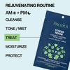 Pacifica Beauty Stress Rehab Coconut and Caffeine Facial Mask, Skincare, Green Tea, Puffiness, Redness Relief, De Stress, Skin Care, Face Mask, Sheet Mask, Face Care, All Skin Types, Vegan (6 Sheets)