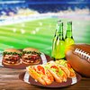 QZYL 50 PCS Football Plates, Football Party Plates, Football Shaped Disposable Paper Plates, Super Bowl 2024 Party Plates, Football Party Supplies for Football Decorations Sports Birthday Decoration