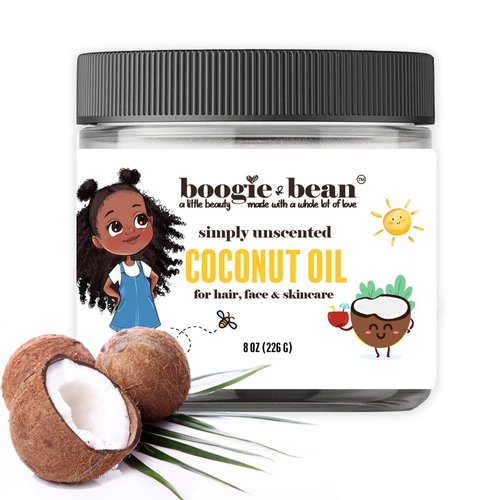 Coconut Oil for Baby, Unscented Coconut Oil For Baby Hair Oil and Skin, Natural NON GMO Infant, New Born Baby Coconut Oil, 8oz