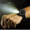 Maxbei Waterproof LED Tactical Display Rechargeable Wrist Watch Flashlight Multi Tools Outdoor Lighting for Outdoor Camping Hunting