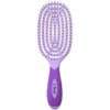 NuWay 4Hair® Patented Curved and Vented Hair Dryer Safe Detangling C Brush® (Purple)