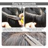 Medsuo 200pcs Silicone Lined Nano Rings Beads Links for Nano Tip Hair Extensions Nano Beads 3.0mm(OD) 1.0mm(ID) 2.0mm(L) 5 Color Optional - Dark Brown