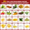 Pegciz Blood Sugar Complex Support – 20+ Herbal Ingredients with Cinnamon, Berberine, Bitter Melon & Mulberry Leaf – Metabolism & Energy Wellness Formula – 300 Capsules (100-Day Supply)