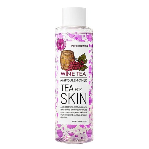 Korean Toner for Face, Wine Tea Essence Toner 1pcs, Hydrating Toner Korean, Alcohol Free, for Dry Skin, Anti Aging Toners for Women