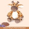 SuzziPals Heatable & Coolable Giraffe Stuffed Animals，Microwavable Stuffed Animal Heating Pads for Cramps & Pain, Lavender Scent Giraffe Plushies for Anxiety, Giraffe Plush Gift for Kids & Aldults
