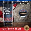 Star Spangled Hammered Spit Bud Portable Spittoon with Can Opener: The Ultimate Spill-Proof Spitter by Spitbud