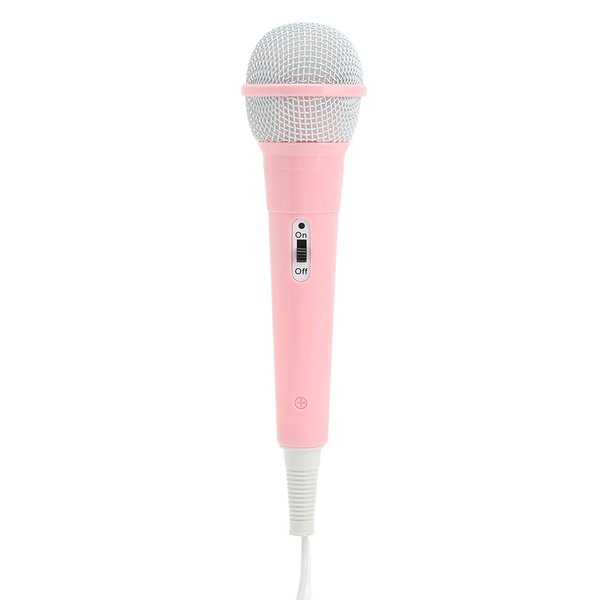 Zyyini Kids Wired Microphone, Wired Dynamic Microphone 3.5mm Jack Lightweight No Battery for Kids Singing Mechine Home Wired Microphone,Christams Kids Boys and Girls()