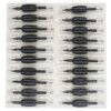 Autdor Tattoo Needles and Tubes Combo - 20Pcs Disposable Tattoo Tubes with Matching Mixed Tattoo Needles 3RL 5RL 7RL 9RL 5RS 7RS 9RS 5M1 7M1 9M1 for Tattoo Supplies Tattoo Machine (Black+Black-20pcs)