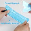 Gakonp 200pcs Clear Tattoo Machine Pen Covers Tattoo Pen Sleeves Plastic Dustproof Protection Blue Bags for Tattoo Professionals