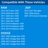 Gas Cap, Diesel Fuel Cap For 2007-2021 Dodge Ram 2500 3500 4500 5500, 2010-2020 Ram 1500 2500 3500 4500 5500, ProMaster 1500 2500 3500,2005-2021 Jeep Liberty Wrangler Grand Cherokee,Replace 52013994AB