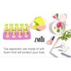 Toe Separators Set - 24 Pieces Premium Pedicure Tool Kit Super Soft & Durable Two Tone ZMOI