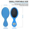 Beautify Beauties Detangler Mini Hair Brush, Travel Size, Perfect for kids (Blue)