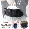 Tactical Belly Band Holster for Concealed Carry Pistol Hand Gun Holder, Hide Handgun Under Shirt Elastic Waist Belt Holsters for Men and Women (Belly Band Holster)