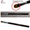 Creme Definer Eyeshadow Brush - Soft & Thick Premium Synthetic Vegan Bristles, Flat Cream Eye Shadow Brush for Easy Blending - Hand Cut, Cruelty Free, Made in USA (1 Pc) by Mommy Makeup