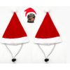 2Pcs Mini Dog Santa Hat for Dog Christmas Hat, Christmas Party Dressup(Red)