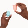 Softcup Menstrual Cup | Reusable Period Cup | Ultra-Soft Medical-Grade Silicone | Leak-Free, 12-Hour Wear | Made in The USA (Size 1)