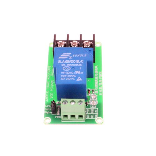 NOYITO 30A 1-Channel Relay Module High Low Level Trigger with Optocoupler Isolation Load DC 30V AC 250V 30A for PLC Automation Equipment Control Industrial Control (1-Channel 5V)