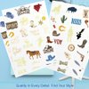 Premium Cowboy Temporary Tattoos - 84+ Unique Designs - Rodeo Cowboy Cowgirls Birthday Party Favors, Western Baby Shower Decoration - Gifts for Kids & Adults