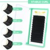 Easy Fan Volume Lashes D-0.07-15-20 MIX Easy Fan Lashes C D curl Flowering Lash Extensions Rapid Blooming Lashes 9 to 25 mm Mega Volume Lash Extensions .03 .05 .07 .10(D-0.07,15-20mix)