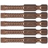 VEGA T25 TORX Impact Driver Bits. Impactech Professional Grade Impact Ready T-25 TORX 2" Bits. (Pack of 5) P150T25A-5