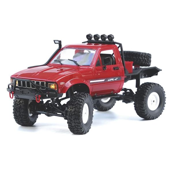 The perseids RC Crawler Offroad RC Truck WPL C14 RC Rock Crawler 4x4 1/16 Scale Remote Control Trucks, 2.4G Semi Trucks All Terrain Car RTR Hobby RC Gift for Kids and Adults