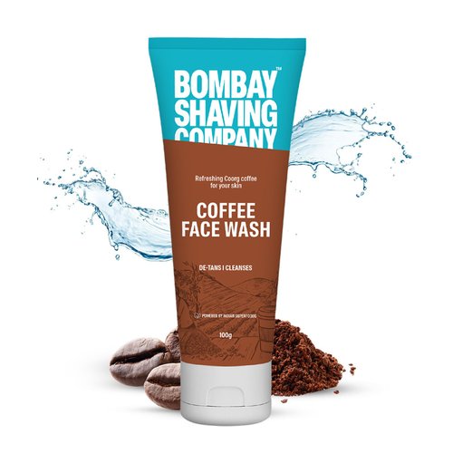 Bombay Shaving Company Coffee Face Wash for Men & Women - Deep-Cleanses, De-Tans & Blackhead Removal | Made in India